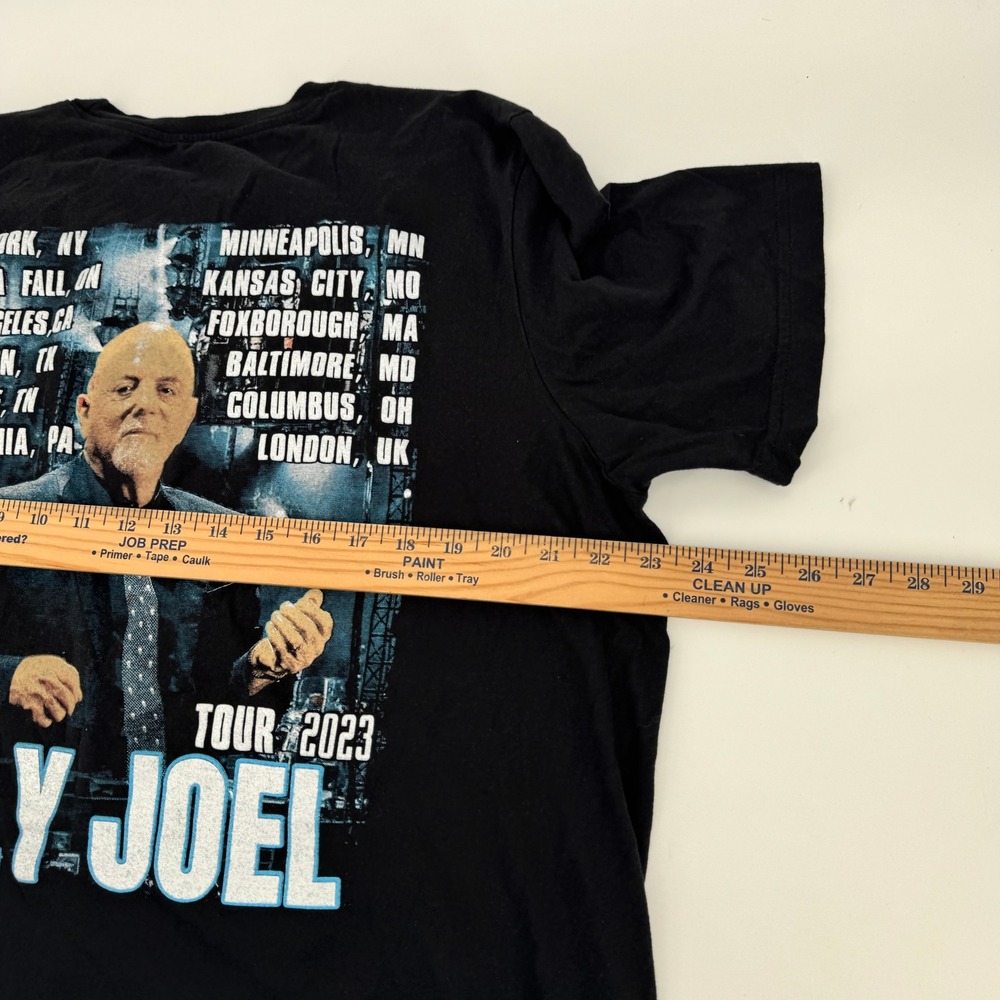 Billy Joel Tour T-Shirt 2023 Mens XL Black Short Sleeve Concert Merch - Picture 7 of 9